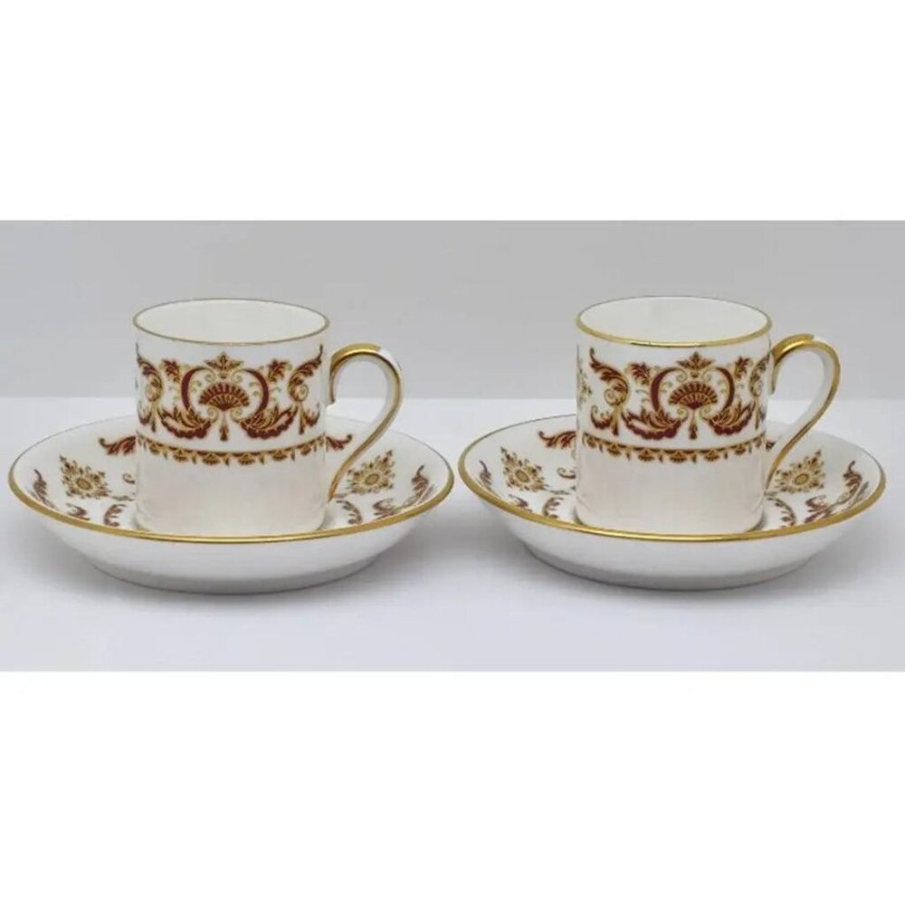 Berkley Square, Crown Staffordshire, Demitasse Cup & Saucer Set (1 pair)
